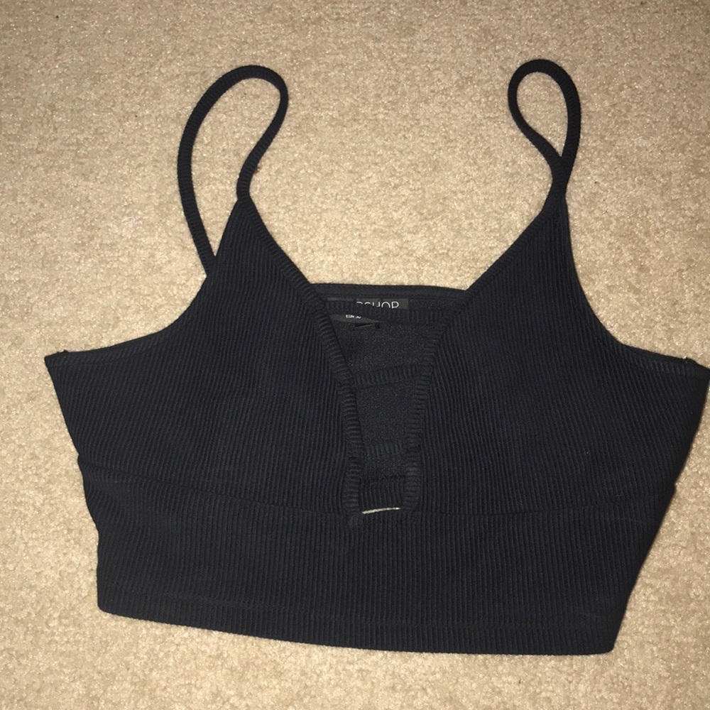 Black Crop Top
